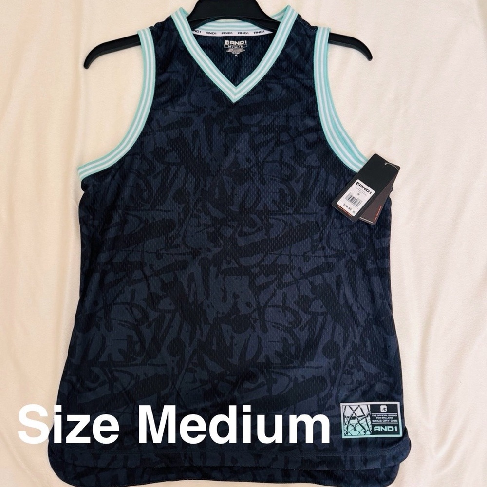 AND1 Men's  Unbeatable Basketball Tank